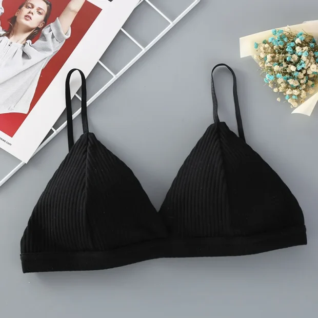 Bawełniany biustonosz bralette bez fiszbin