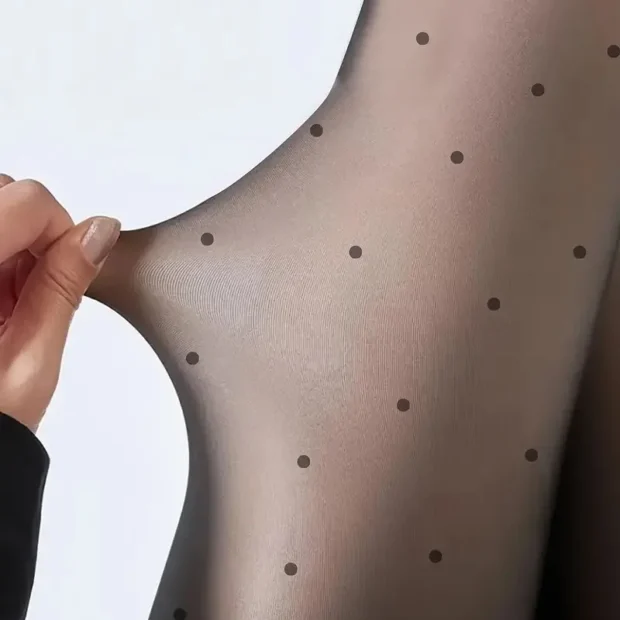 Rajstopy termiczne z wzorem