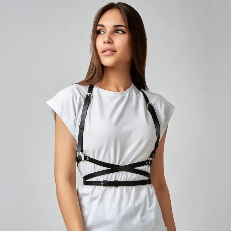 Harness krzyżowany z podwójnym pasem