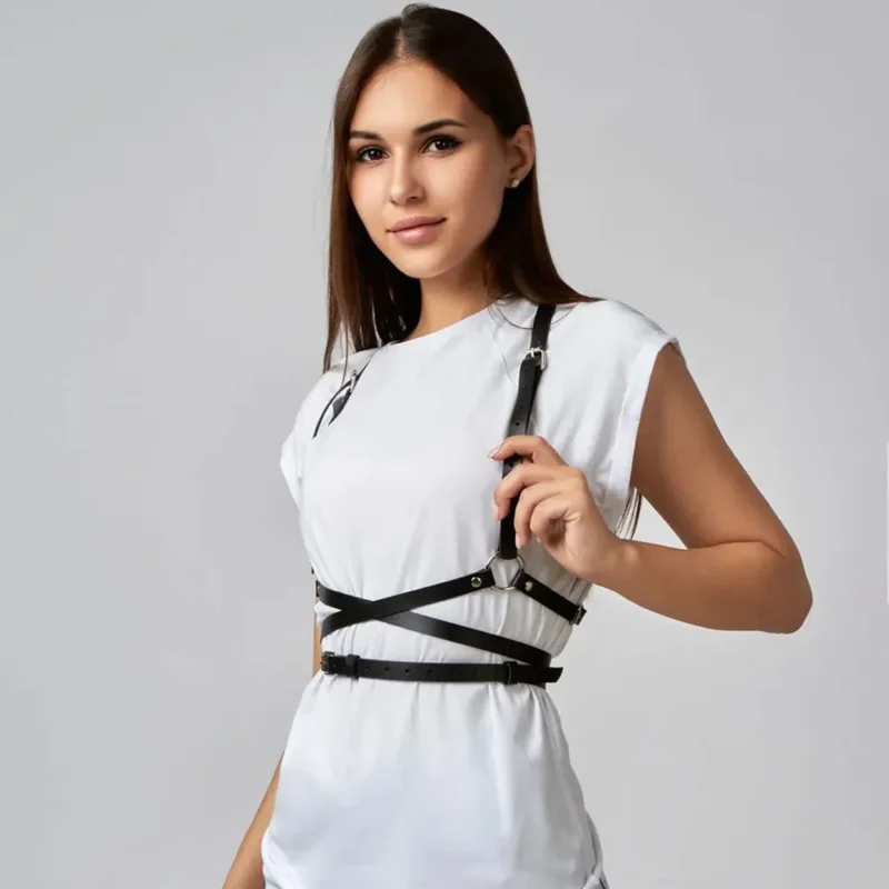 Harness krzyżowany z podwójnym pasem