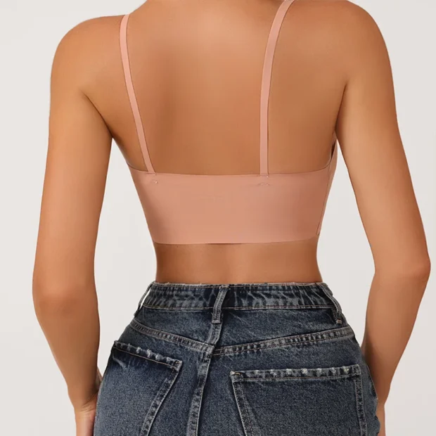 Bezszwowy biustonosz typu Ice Silk z efektem push-up