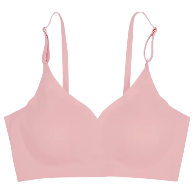 Bezszwowy biustonosz typu Ice Silk z efektem push-up