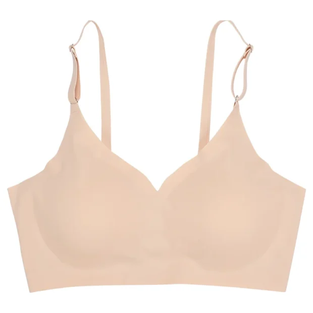 Bezszwowy biustonosz typu Ice Silk z efektem push-up