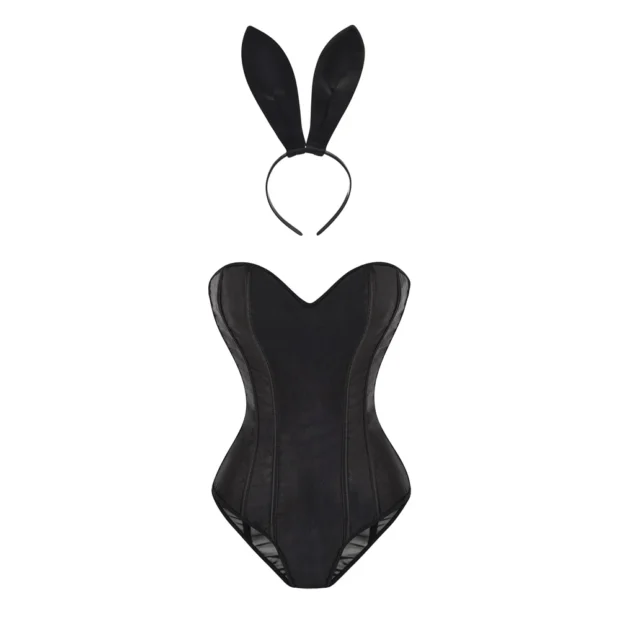 Kostium króliczka z gorsetowym body