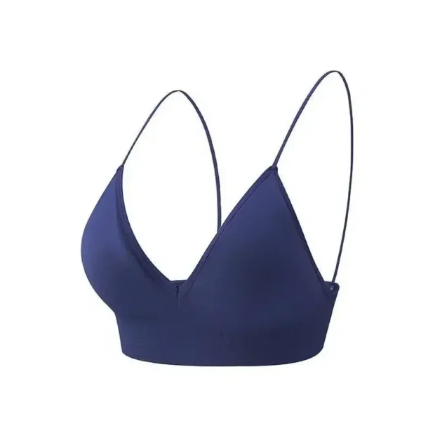 Bralette z trójkątnymi miseczkami i dekoltem V