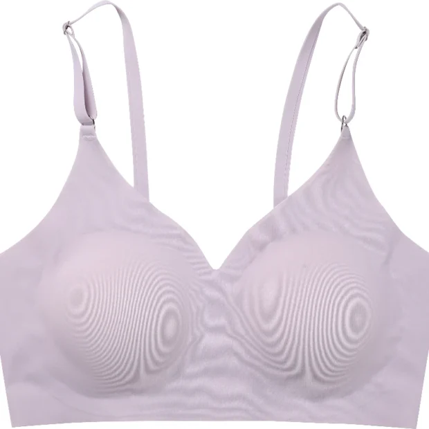 Bezszwowy biustonosz typu Ice Silk z efektem push-up