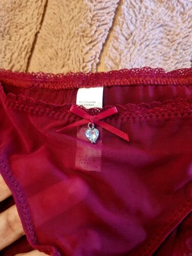 Komplet bielizny z tiulu i transparentnymi miseczkami photo review