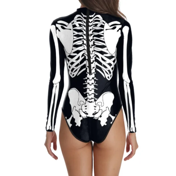 Body z nadrukiem szkieletu