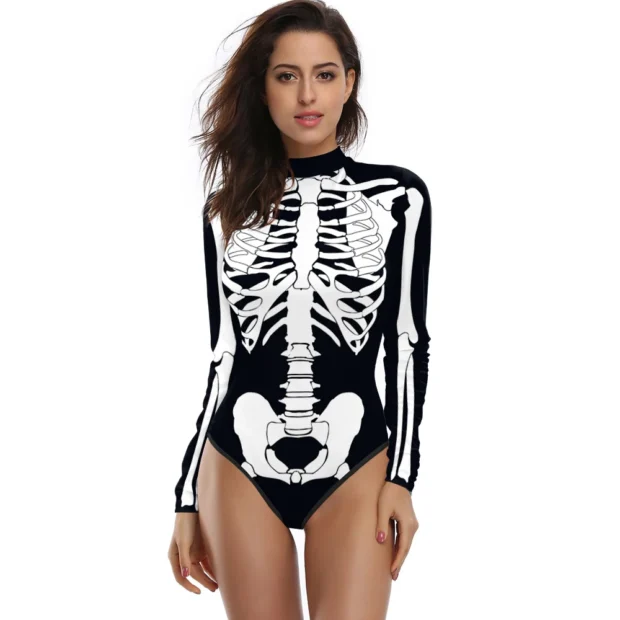 Body z nadrukiem szkieletu