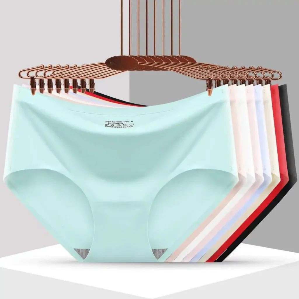 Figi damskie bezszwowe z wysokim stanem