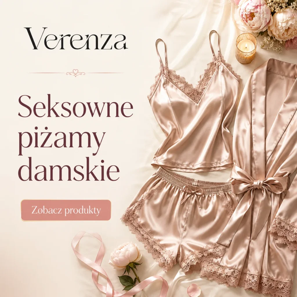 Seksowne piżamy damskie dostępne w Verenza.pl