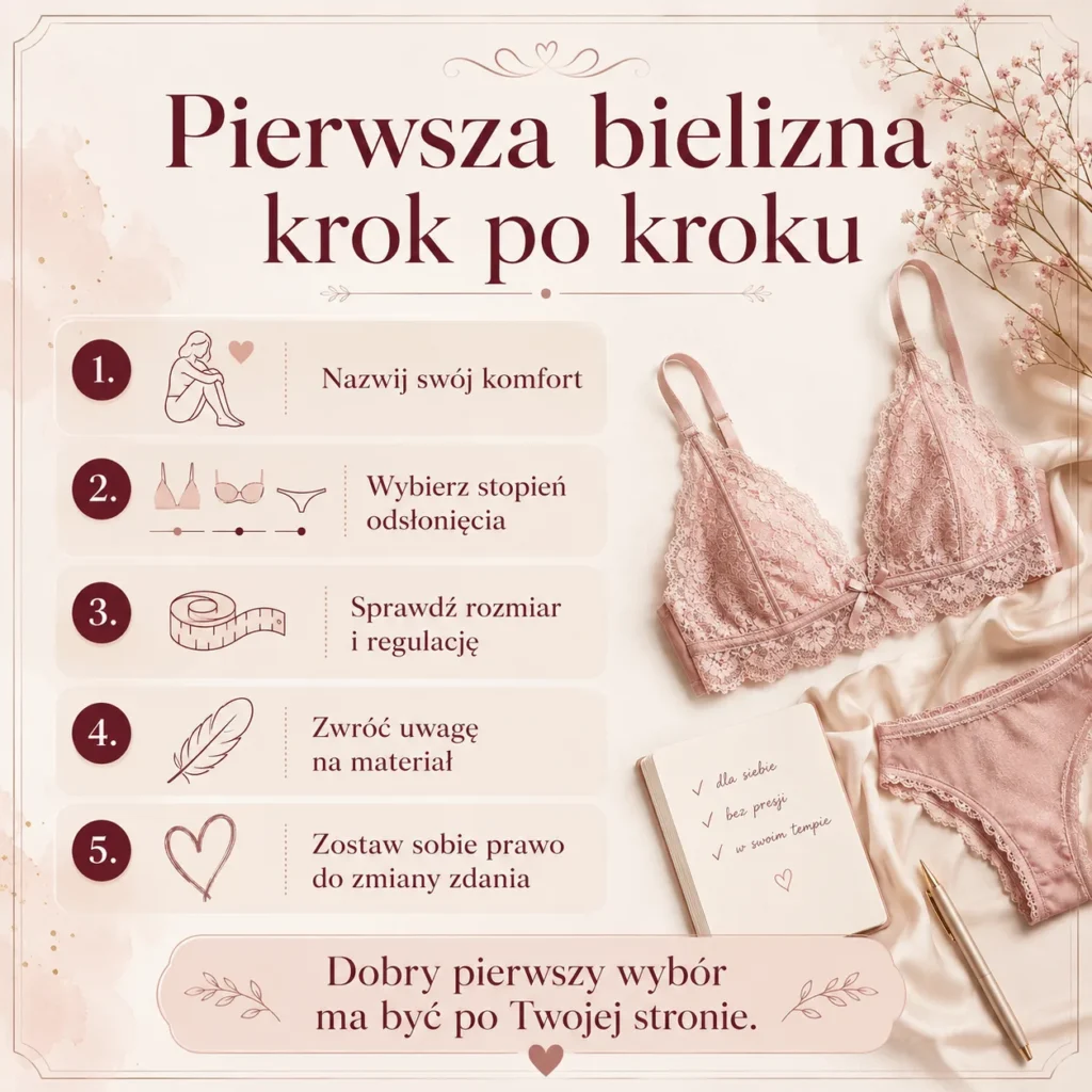 Pierwsza bielizna erotyczna - bezpieczne fasony dla początkujących 3 jak kupić pierwszą bieliznę krok po kroku